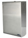 Frost 641 stainless steel surface-mounted feminine product disposal unit for commercial restrooms, hygienic