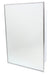 Frost 812-W surface mounted medicine cabinet front view with mirror door open showing glass shelves