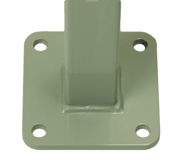 Installed Frost 909-100 Canadian made pedestal with ash bin in park setting