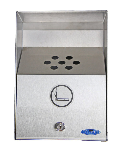 Close-up of Frost 909 tumbler keyed lock and piano hinge detail