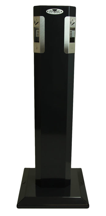 Close-up of Frost 920 keyed tumbler lock and concealed mounting details