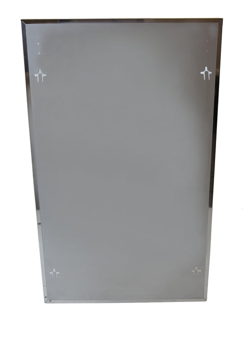 Close-up of Frost 941-SS vandal resistant concealed mounting and channel frame