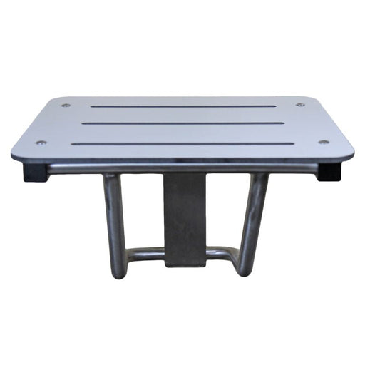 Frost 972 shower seat folded up against wall – compact space-saving design