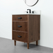 Malibu 24" Vanity – American Black Walnut – Left Angle (MA119C)