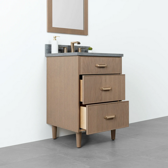 Malibu 24" Vanity – Almond Coast – Toe Kick Detail (58882616)