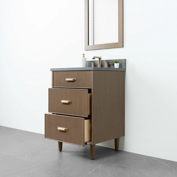 Malibu 24" Vanity – Almond Coast – Drawer Open (58882876)