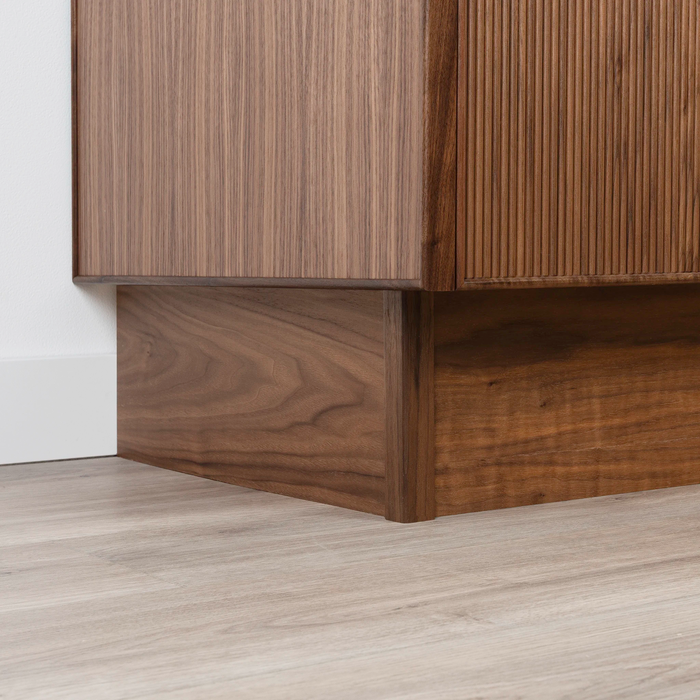 Teodor Malibu 48" American Black Walnut Bathroom Vanity with 6 Drawers & 2 Doors – Handmade in Canada