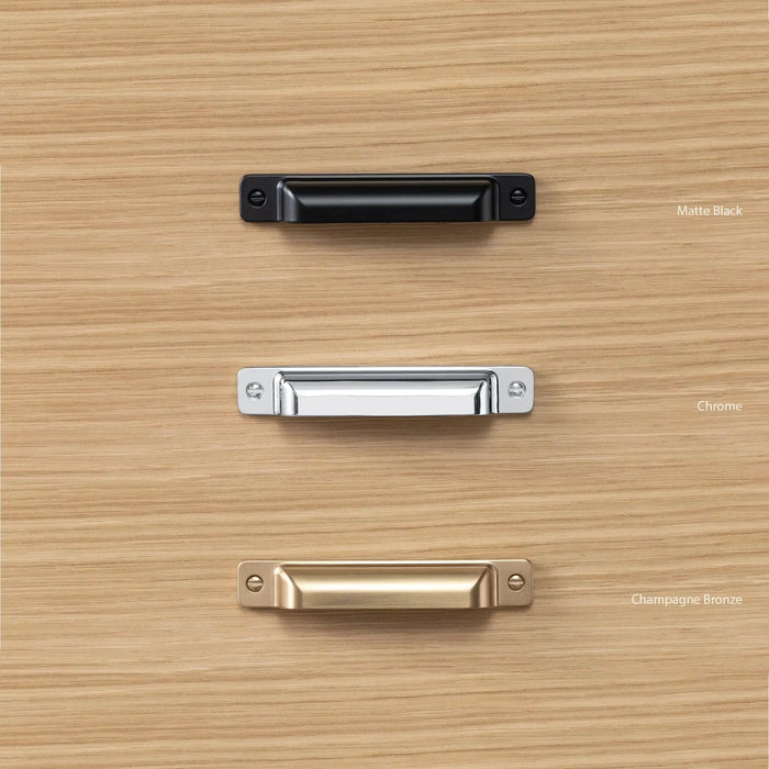 Handle Hardware – Modern Style on Natural White Oak Drawer Front