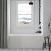 Acritec Robson 6032 Alcove Acrylic Bathtub – 59⅞” x 32” x 20” – White