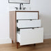 Sidney 24" Vanity – Gloss White – Drawer Open (SI4AD4)