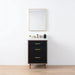 Sidney Slim 24" Vanity – Matte Black – Drawer Joint Detail (SI5E37)
