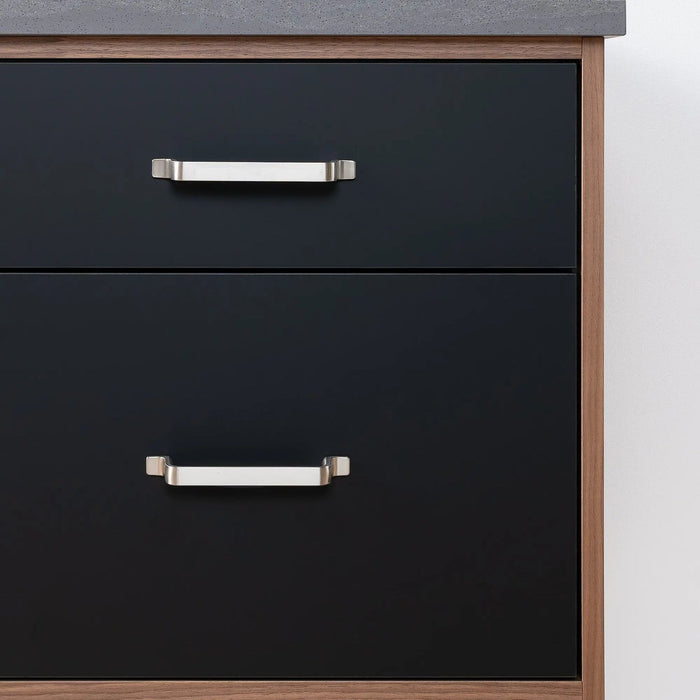 Sidney Vanity – Gloss White – Drawer and Slide Detail (SI77C6)