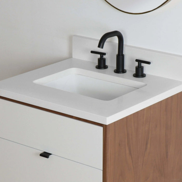 Sidney Vanity – Gloss White – Side Drawer Detail (SID4AD)