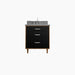 Sidney 30  Matte Black Bathroom Vanity - High-End Bathroom Vanity - Facility Supply Pro Canada