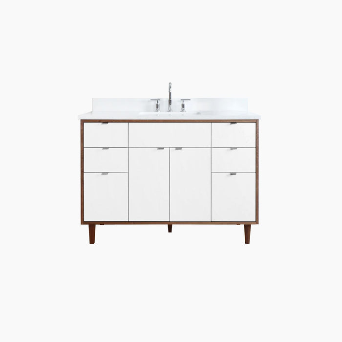 SIDNEY 48  GLOSS WHITE BATHROOM VANITY?v=1751328192 - Premium Bathroom Vanity for Canadian Homes and Businesses - Facility Supply Pro