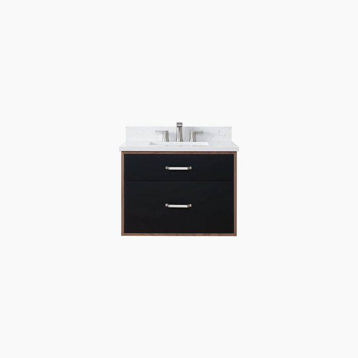 Sidney Slim 30  Wall Mount Matte Black Bathroom Vanity Db9815Dd 4667 4110 A50A 9D7A69907F17 - High-End Bathroom Vanity - Facility Supply Pro Canada