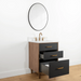 Sidney 24" Vanity – Matte Black – Top Angle Render (SIDNEY_1)