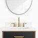 Sidney 24" Vanity – Matte Black – Full Frontal View (SIDNEY_3 Alt)