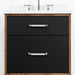 Sidney Vanity – Gloss White – Drawer Glide Close-Up (SIE01D)