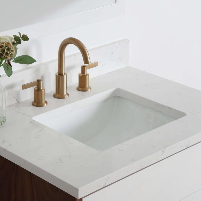 Sidney 30  Teodor  Modern Gloss White Vanity Teodor Bathroom Vanity 58542222 - High-End Bathroom Vanity - Facility Supply Pro Canada