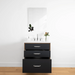 Sidney 30  Teodor  Modern Matte Black Vanity Teodor Bathroom Vanity 58574941 - High-End Bathroom Vanity - Facility Supply Pro Canada