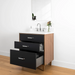 Sidney 30  Teodor  Modern Matte Black Vanity Teodor Bathroom Vanity 58575056 - High-End Bathroom Vanity - Facility Supply Pro Canada