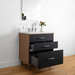 Sidney 30  Teodor  Modern Matte Black Vanity Teodor Bathroom Vanity 58575297 - High-End Bathroom Vanity - Facility Supply Pro Canada