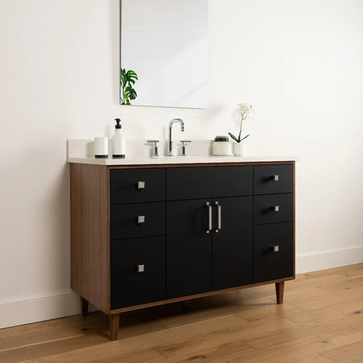 Sidney 48  Teodor  Modern Matte Black Vanity Teodor Bathroom Vanity 58564175?v=1751328242 - Premium Bathroom Vanity for Canadian Homes and Businesses - Facility Supply Pro