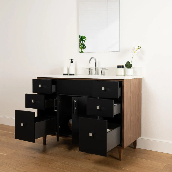Sidney 48  Teodor  Modern Matte Black Vanity Teodor Bathroom Vanity 58564480?v=1751328242 - Premium Bathroom Vanity for Canadian Homes and Businesses - Facility Supply Pro