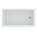 Acritec Houdini Pure 5430 Alcove Acrylic Bathtub – 53⅞” x 30” x 21¾”