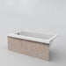 Acritec Houdini Pure 5430 Alcove Acrylic Bathtub – 53⅞” x 30” x 21¾”
