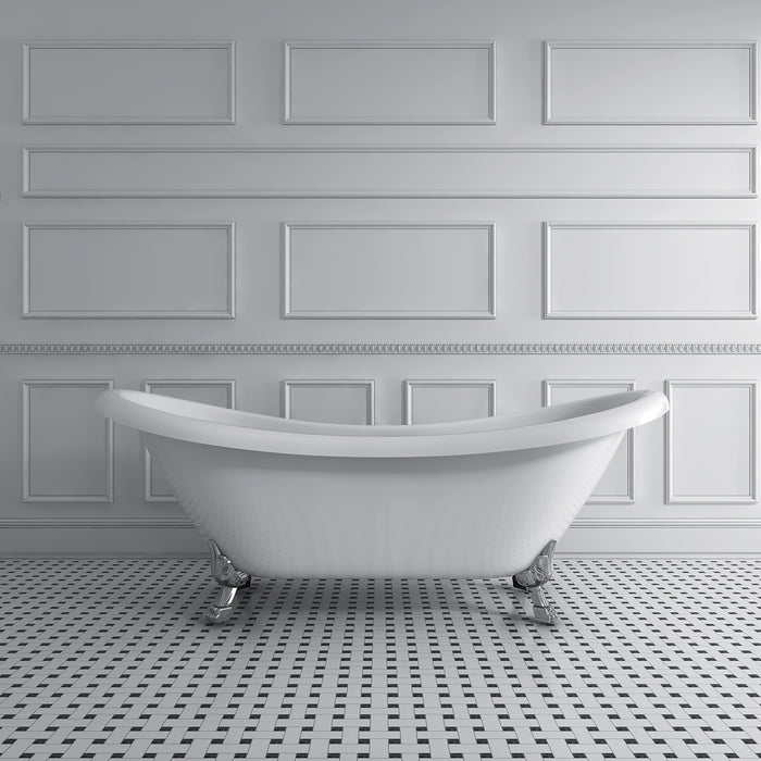Rhapsody Freestanding Bathtub – City Background Image