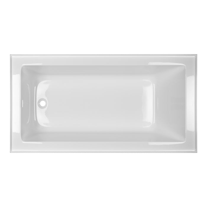 Acritec Clear Linear 6030 Alcove Acrylic Bathtub – 59⅞” x 30” x 20¼”