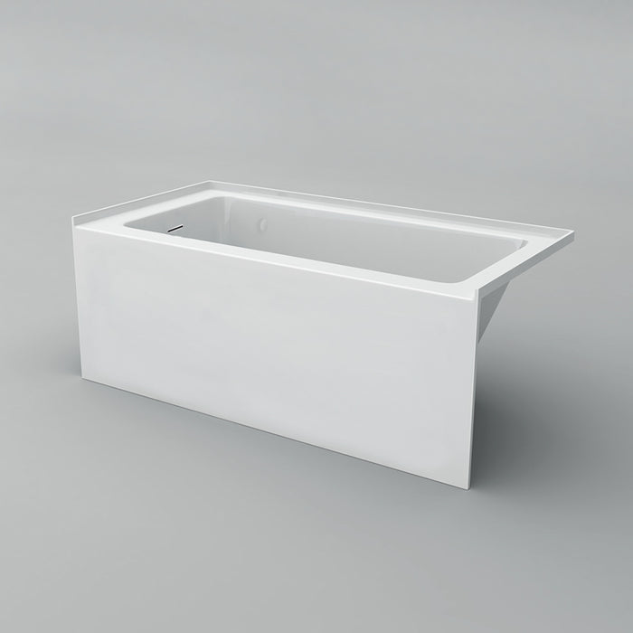 Acritec Clear Linear 6030 Alcove Acrylic Bathtub – 59⅞” x 30” x 20¼”
