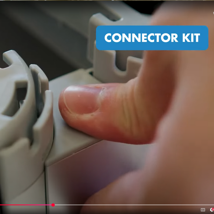 Mosaic double station with optional caster kit (available separately) for easy mobility