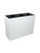 Busch Mezzo triple 170 L station – white body with black lids for Cans & Bottles, Paper & Waste