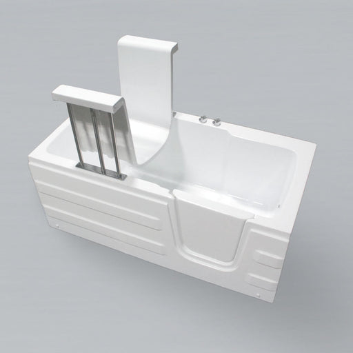 Acritec Integrity 61" Walk-In Bathtub with Hydraulic Seat – 61" x 29⅞" x 24" – White