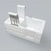 Acritec Integrity 61" Walk-In Bathtub with Hydraulic Seat – 61" x 29⅞" x 24" – White