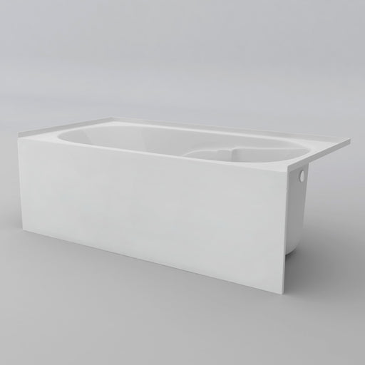 Acritec Lady Rotterdam Pure 7236 Alcove Acrylic Bathtub – 71⅞” x 36” x 21¾”