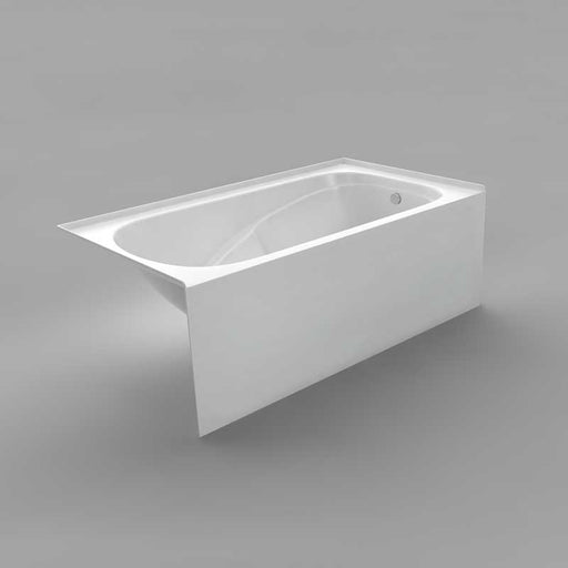 Acritec Lady Denmark Pure 6032 Alcove Acrylic Bathtub – 59⅞” x 32” x 21¾”