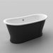 Lusca Freestanding Bathtub – Matte Black Scene
