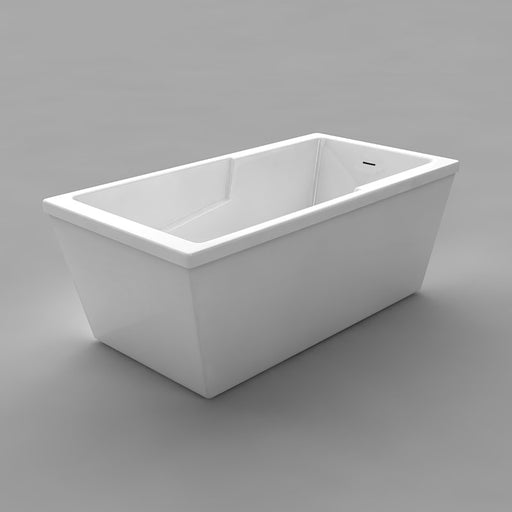 Marlo Freestanding Bathtub – Slotted Overflow Close-Up