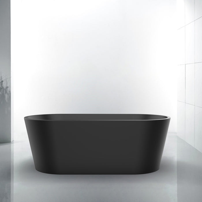 Monaco Black Freestanding Bathtub – Web View 1