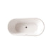 Monaco Freestanding Bathtub – Top View Close-Up