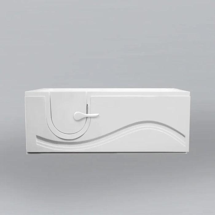 Acritec Nobility 60" Walk-In Soaker Bathtub – 59¾" x 30" x 22" – White