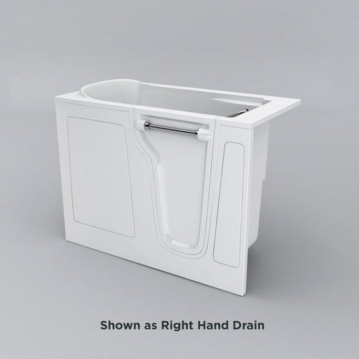Acritec Pride 53" Walk-In Soaker Bathtub – 53" x 30" x 41" – White