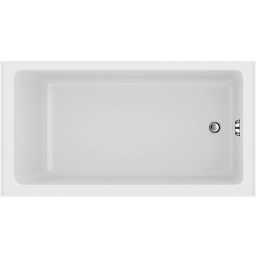Acritec Simplicity Clear or Pure Alcove Acrylic Bathtub – Dimensions Unspecified