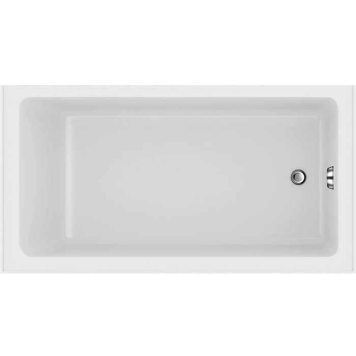 Acritec Simplicity Clear or Pure Alcove Acrylic Bathtub – Dimensions Unspecified