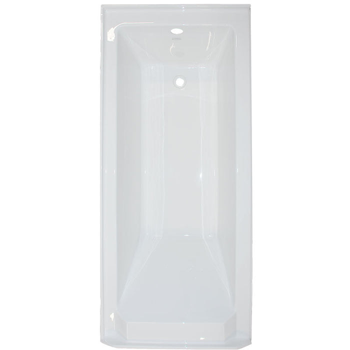 Acritec Simplicity Clear Alcove Acrylic Bathtub with 16” Skirt – Dimensions Unspecified