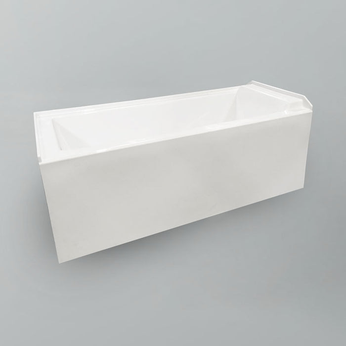Acritec Simplicity Clear or Pure Alcove Acrylic Bathtub – Dimensions Unspecified